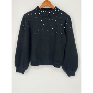 Lucy Paris Pearls Sweater Size XL